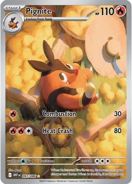 Pignite (097/086) [Scarlet & Violet: White Flare] | Tabernacle Games