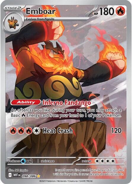 Emboar (098/086) [Scarlet & Violet: White Flare] | Tabernacle Games