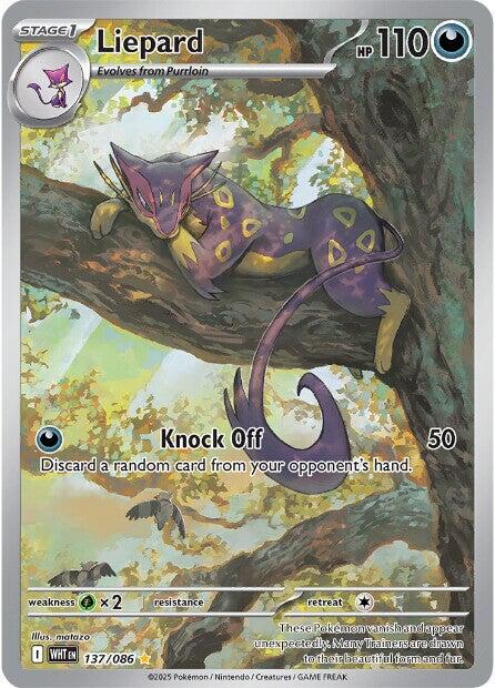 Liepard (137/086) [Scarlet & Violet: White Flare] | Tabernacle Games