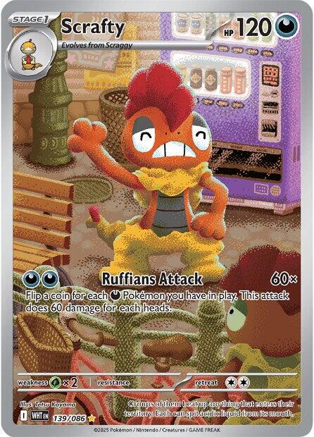 Scrafty (139/086) [Scarlet & Violet: White Flare] | Tabernacle Games