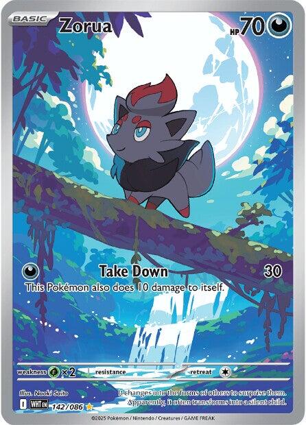 Zorua (142/086) [Scarlet & Violet: White Flare] | Tabernacle Games