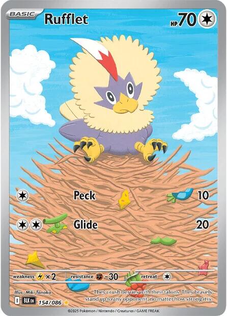 Rufflet (154/086) [Scarlet & Violet: Black Bolt] | Tabernacle Games