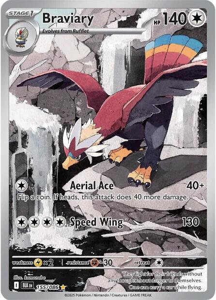 Braviary (155/086) [Scarlet & Violet: Black Bolt] | Tabernacle Games