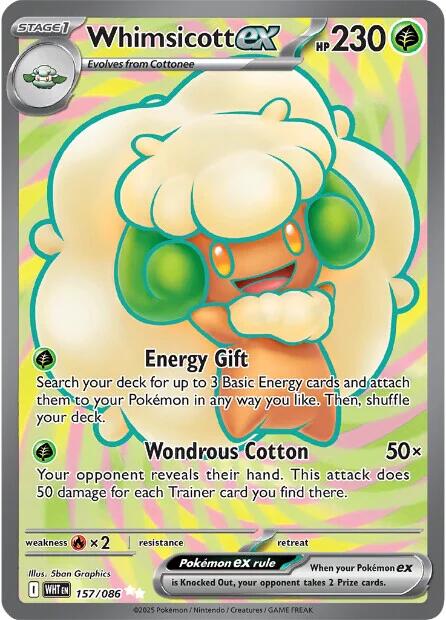 Whimsicott ex (157/086) [Scarlet & Violet: White Flare] | Tabernacle Games