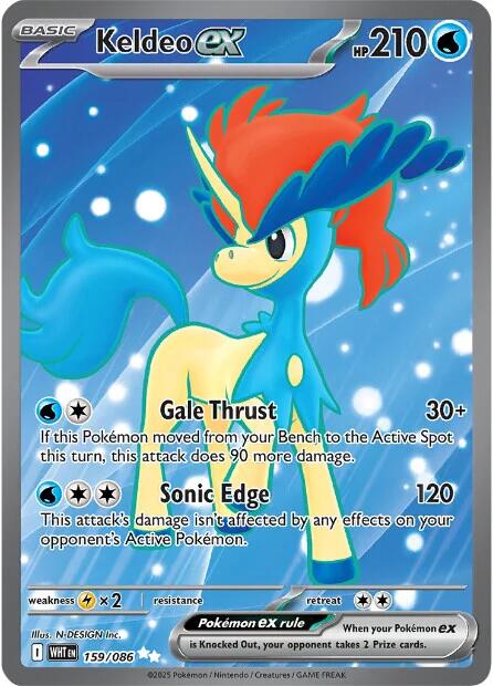 Keldeo ex (159/086) [Scarlet & Violet: White Flare] | Tabernacle Games