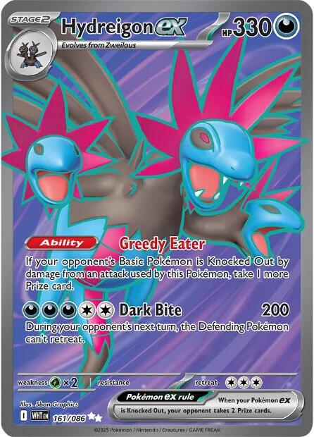 Hydreigon ex (161/086) [Scarlet & Violet: White Flare] | Tabernacle Games