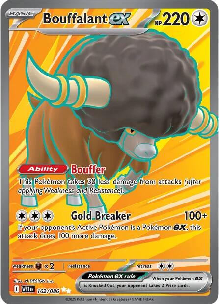 Bouffalant ex (162/086) [Scarlet & Violet: White Flare] | Tabernacle Games