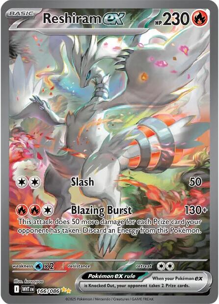 Reshiram ex (166/086) [Scarlet & Violet: White Flare] | Tabernacle Games