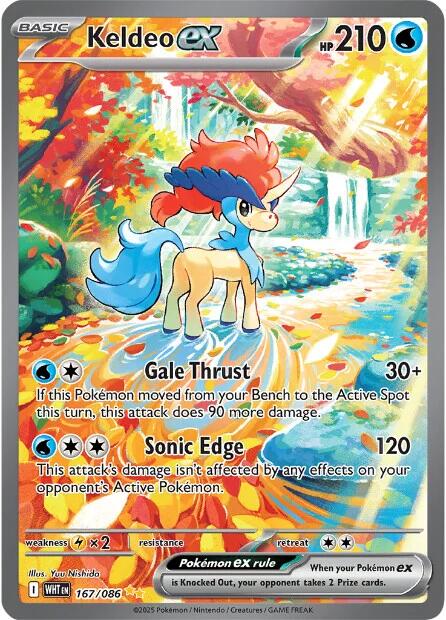Keldeo ex (167/086) [Scarlet & Violet: White Flare] | Tabernacle Games