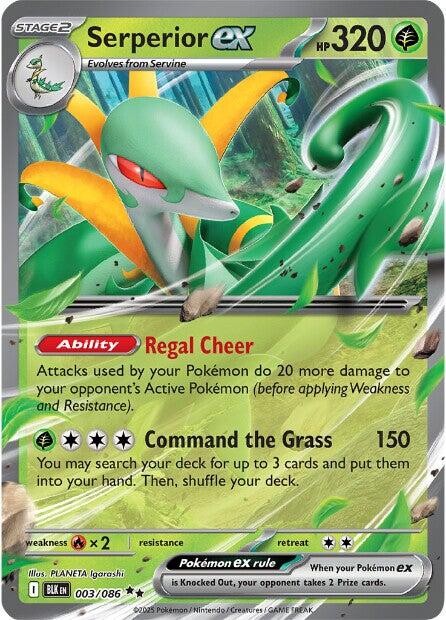 Serperior ex (003/086) [Scarlet & Violet: Black Bolt] | Tabernacle Games