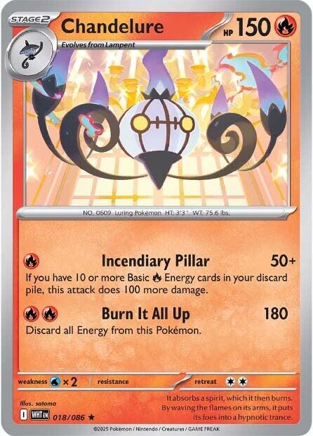 Chandelure (018/086) [Scarlet & Violet: White Flare] | Tabernacle Games