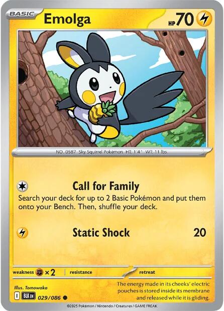 Emolga (029/086) [Scarlet & Violet: Black Bolt] | Tabernacle Games