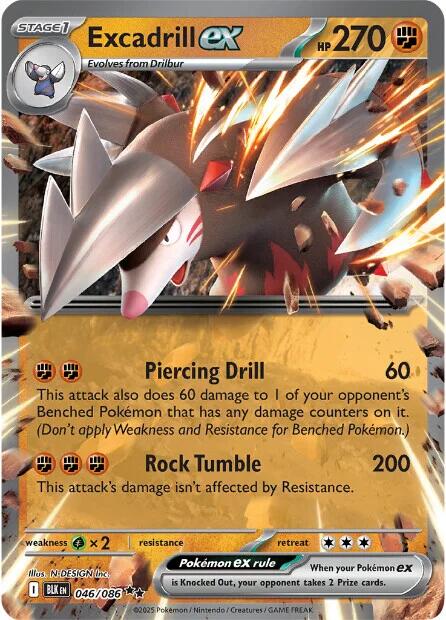 Excadrill ex (046/086) [Scarlet & Violet: Black Bolt] | Tabernacle Games