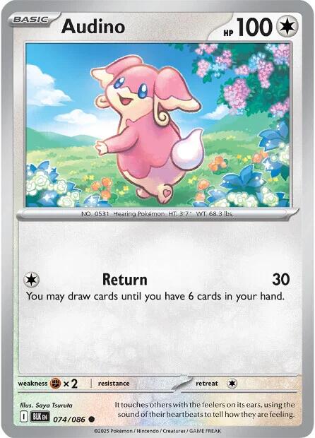 Audino (074/086) [Scarlet & Violet: Black Bolt] | Tabernacle Games