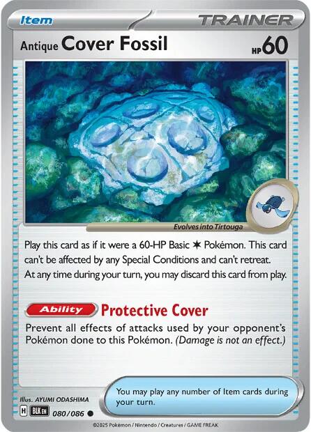 Antique Cover Fossil (080/086) [Scarlet & Violet: Black Bolt] | Tabernacle Games