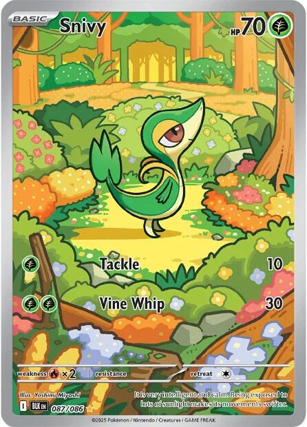 Snivy (087/086) [Scarlet & Violet: Black Bolt] | Tabernacle Games