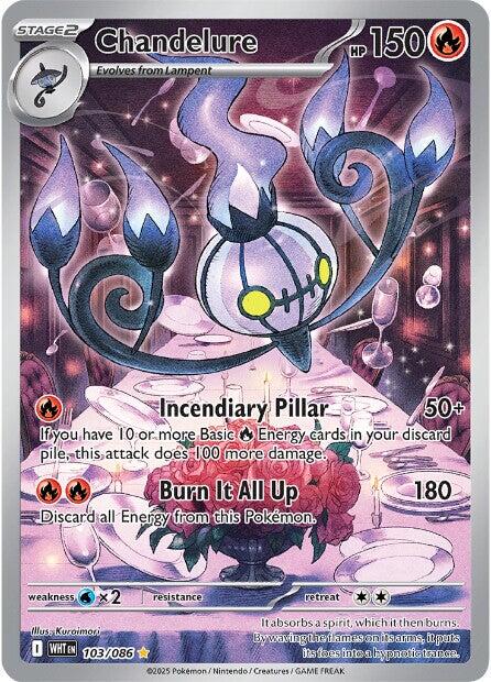 Chandelure (103/086) [Scarlet & Violet: White Flare] | Tabernacle Games