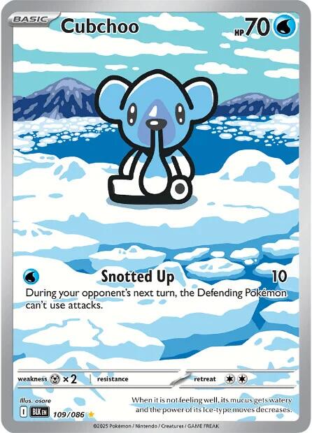 Cubchoo (109/086) [Scarlet & Violet: Black Bolt] | Tabernacle Games