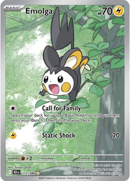 Emolga (112/086) [Scarlet & Violet: Black Bolt] | Tabernacle Games