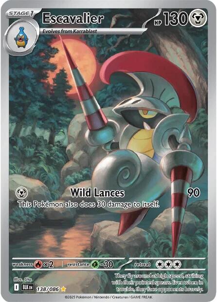 Escavalier (138/086) [Scarlet & Violet: Black Bolt] | Tabernacle Games
