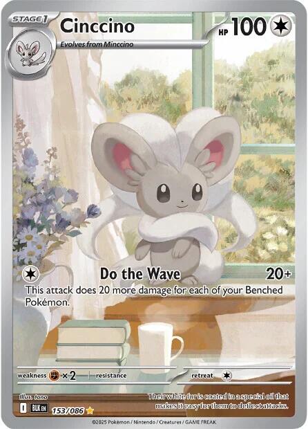 Cinccino (153/086) [Scarlet & Violet: Black Bolt] | Tabernacle Games