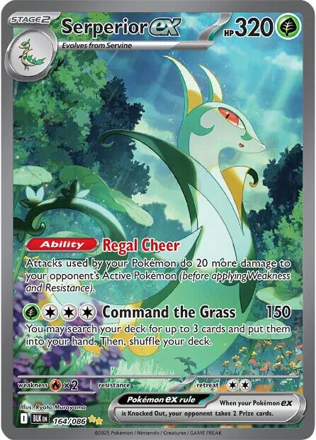 Serperior ex (164/086) [Scarlet & Violet: Black Bolt] | Tabernacle Games