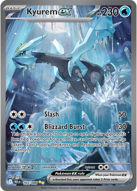 Kyurem ex (165/086) [Scarlet & Violet: Black Bolt] | Tabernacle Games