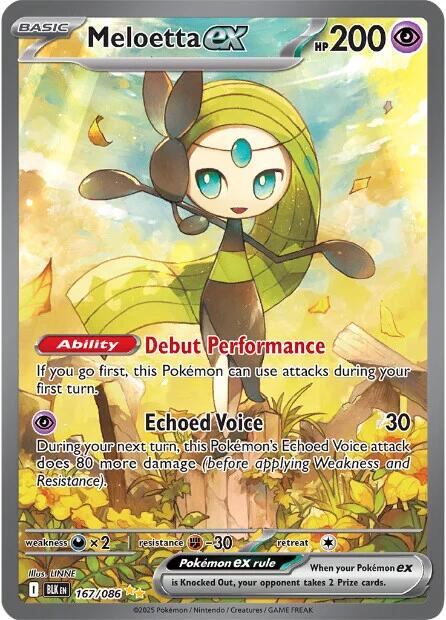 Meloetta ex (167/086) [Scarlet & Violet: Black Bolt] | Tabernacle Games