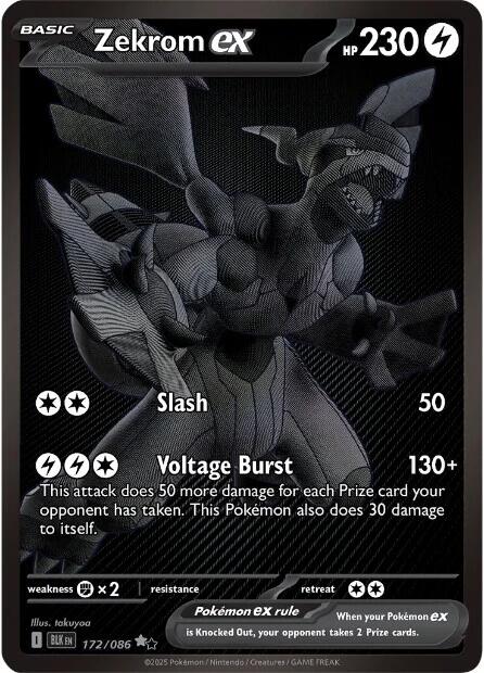 Zekrom ex (172/086) [Scarlet & Violet: Black Bolt] | Tabernacle Games