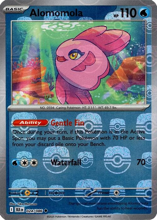 Alomomola (024/086) (Master Ball Pattern) [Scarlet & Violet: Black Bolt] | Tabernacle Games