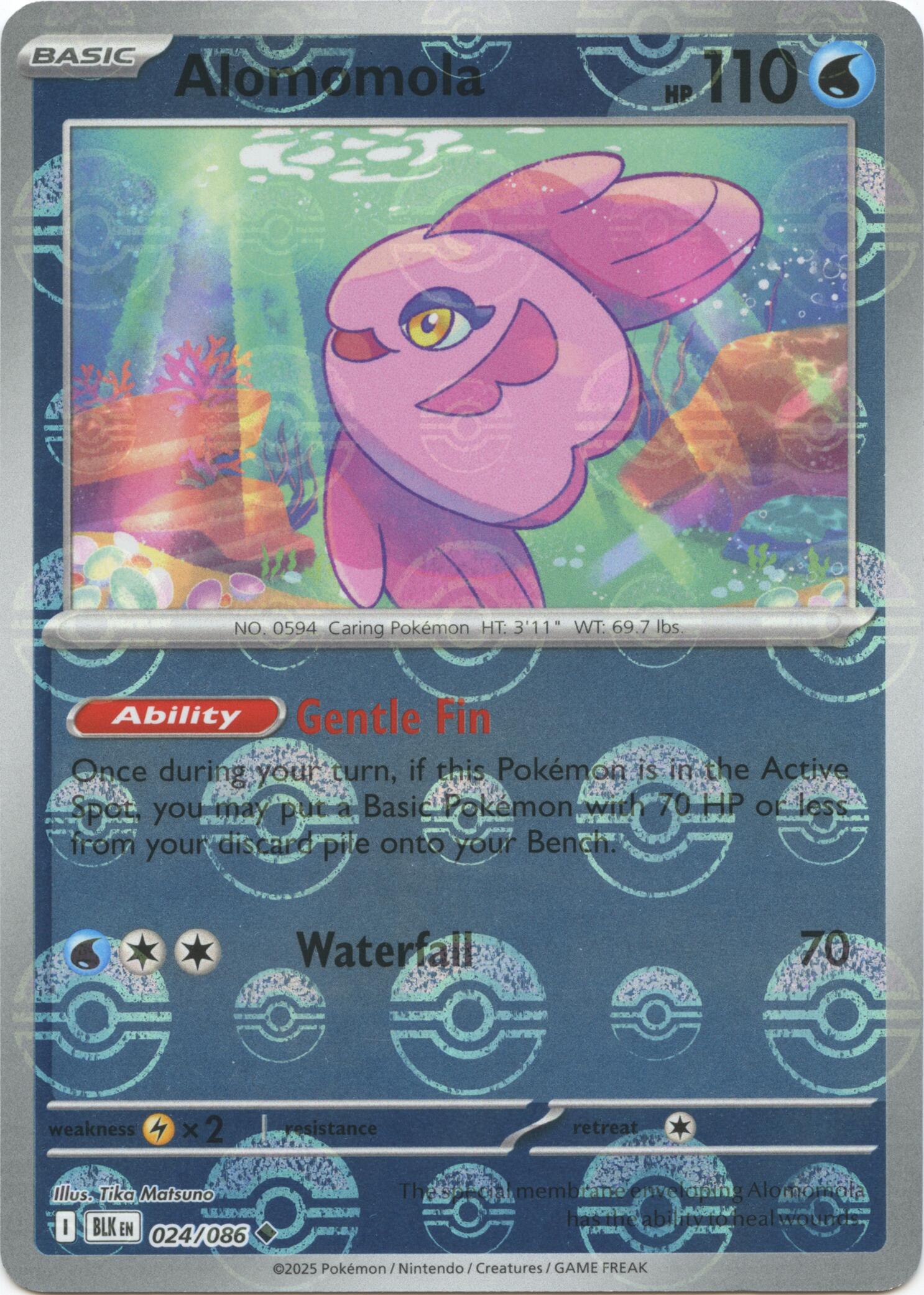 Alomomola (024/086) (Poke Ball Pattern) [Scarlet & Violet: Black Bolt] | Tabernacle Games