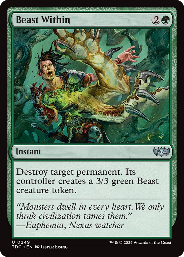 Beast Within [Tarkir: Dragonstorm Commander] | Tabernacle Games