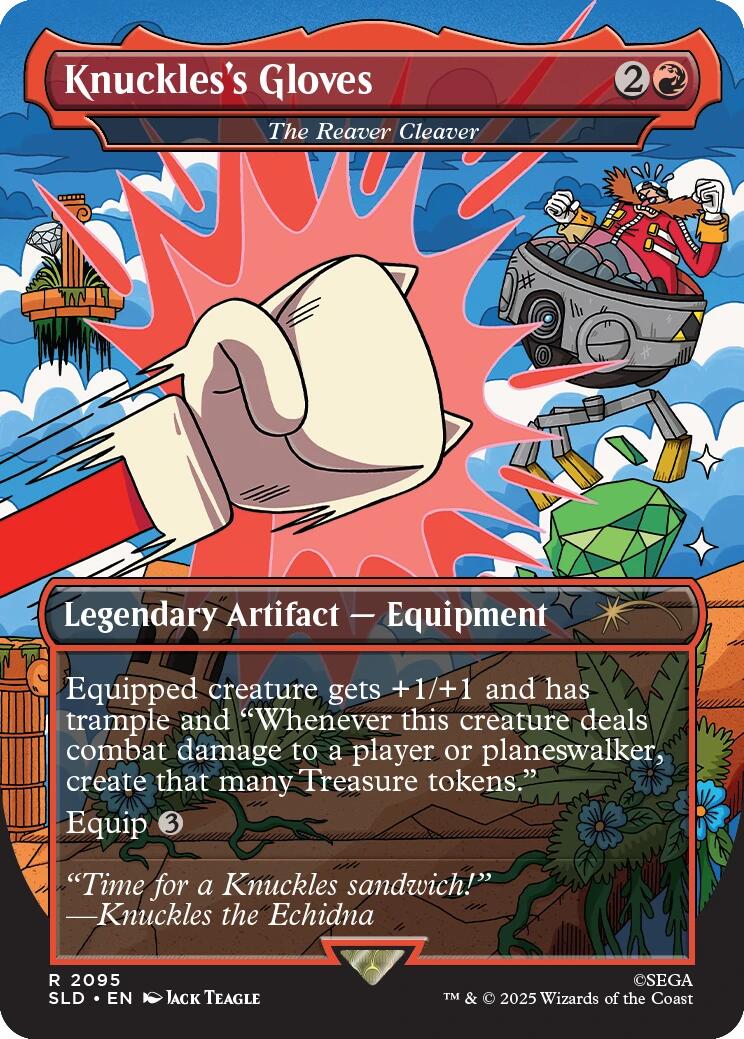 Knuckles's Gloves - The Reaver Cleaver [Secret Lair Drop Series] | Tabernacle Games