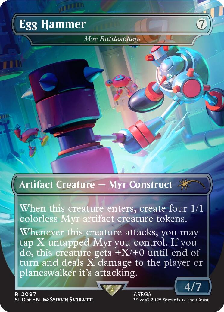 Egg Hammer - Myr Battlesphere (Rainbow Foil) [Secret Lair Drop Series] | Tabernacle Games