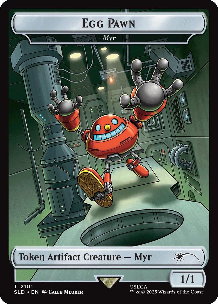 Egg Pawn - Myr Token [Secret Lair Drop Series] | Tabernacle Games