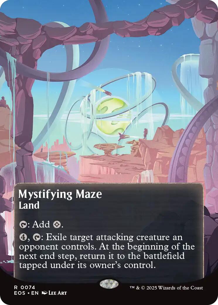 Mystifying Maze (0074) (Borderless) [Edge of Eternities: Stellar Sights] | Tabernacle Games