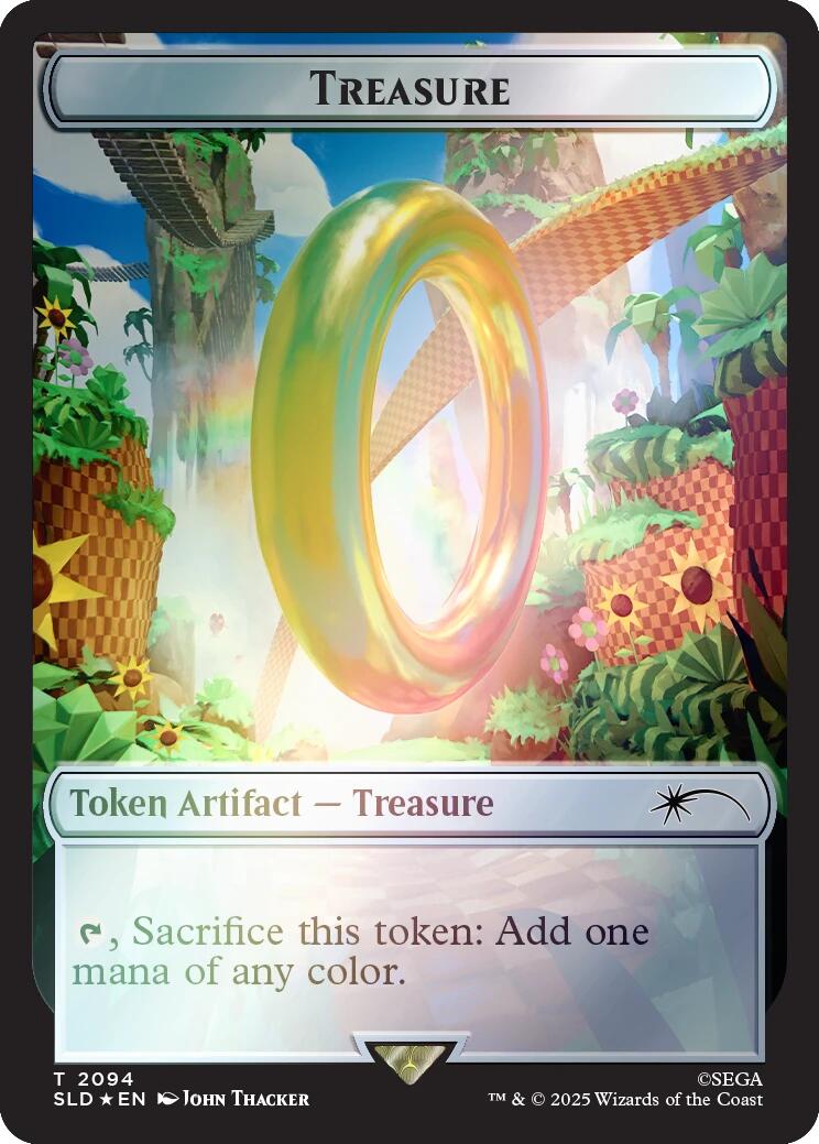 Treasure Token (2094) (Rainbow Foil) [Secret Lair Drop Series] | Tabernacle Games