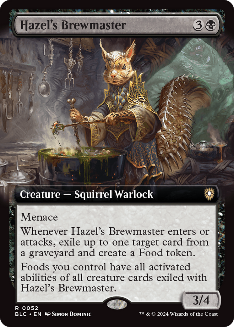 Hazel's Brewmaster (Extended Art) [Bloomburrow Commander] | Tabernacle Games