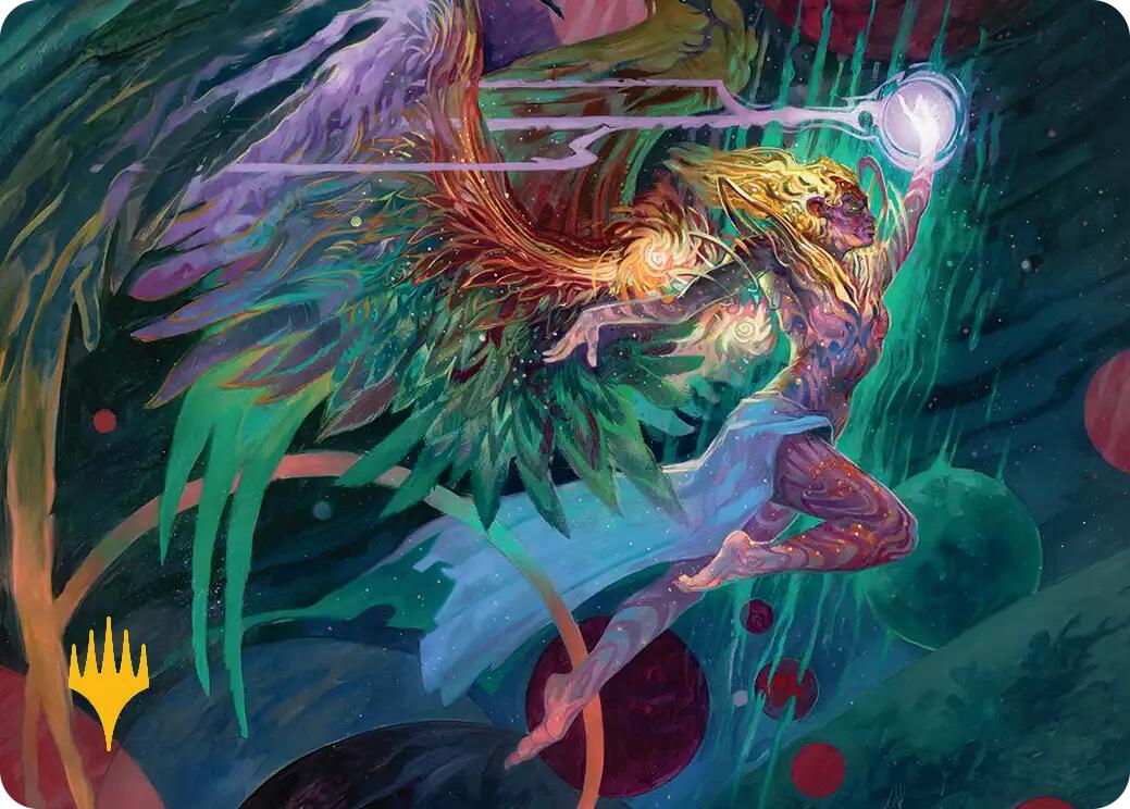 Exalted Sunborn Art Card (Gold-Stamped Signature) [Edge of Eternities Art Series] | Tabernacle Games