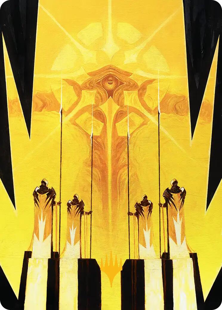 Hardlight Containment Art Card (Gold-Stamped Planeswalker Symbol) [Edge of Eternities Art Series] | Tabernacle Games