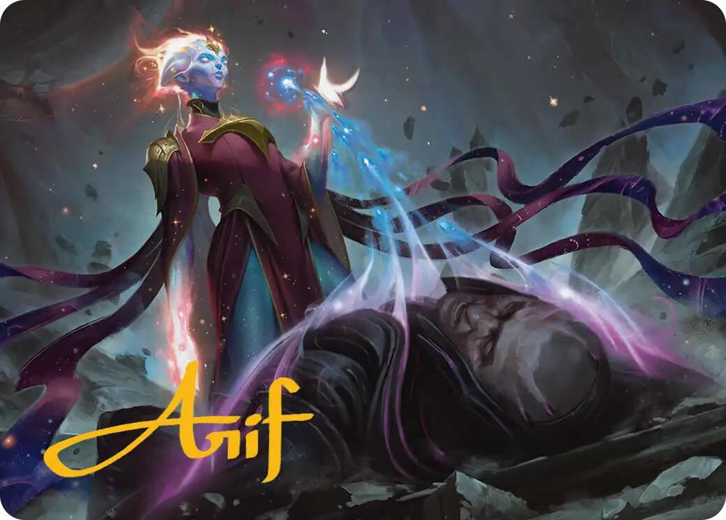 Lightstall Inquisitor Art Card (Gold-Stamped Signature) [Edge of Eternities Art Series] | Tabernacle Games