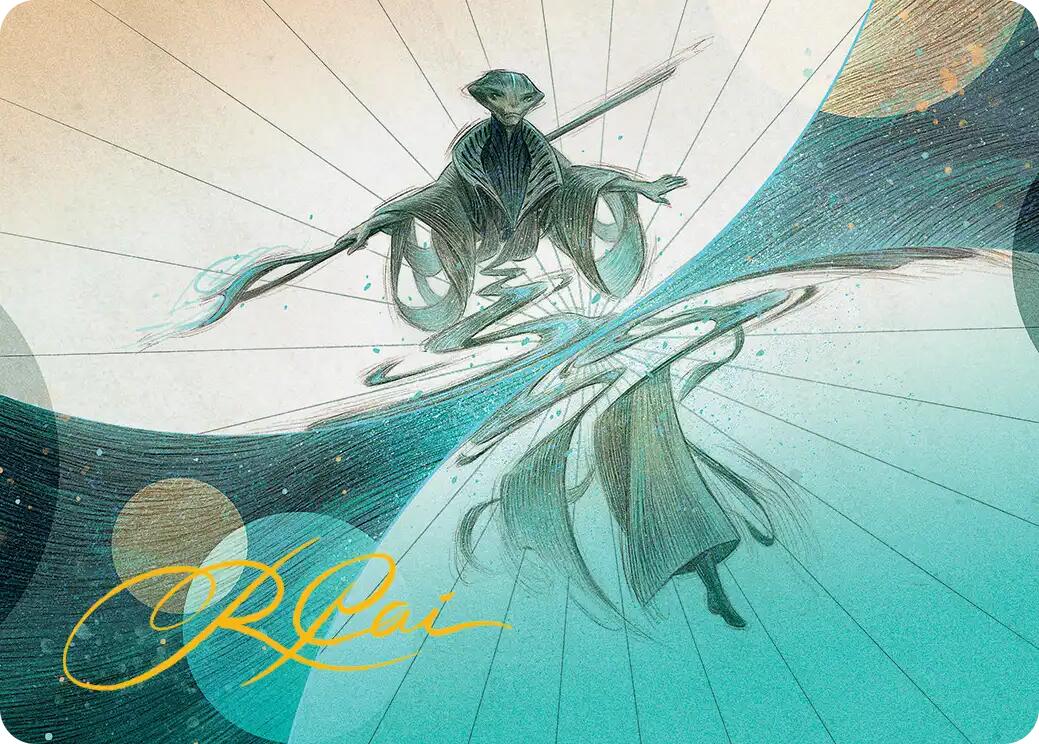 Weftwalking Art Card (Gold-Stamped Signature) [Edge of Eternities Art Series] | Tabernacle Games