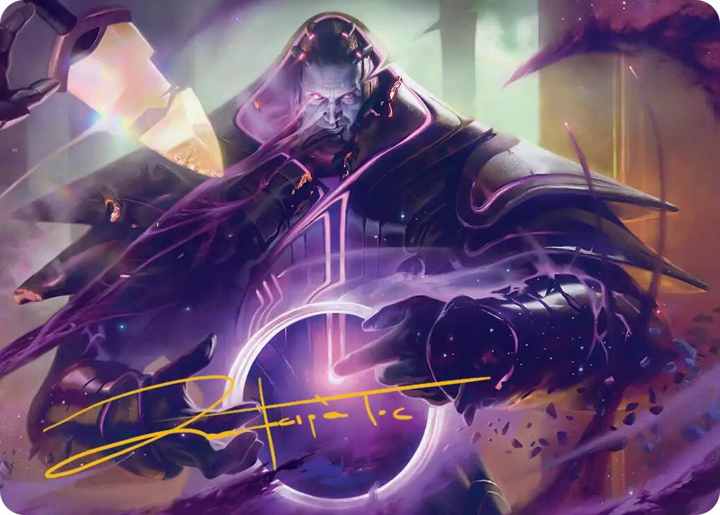 Embrace Oblivion Art Card (Gold-Stamped Signature) [Edge of Eternities Art Series] | Tabernacle Games