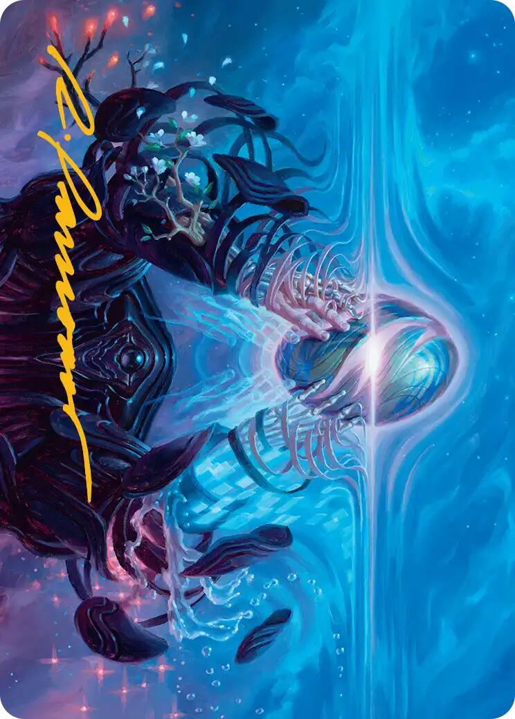 The Endstone Art Card (Gold-Stamped Signature) [Edge of Eternities Art Series] | Tabernacle Games