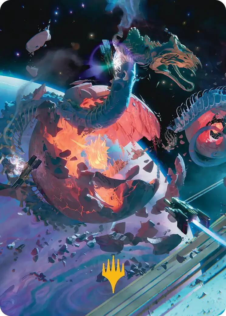 Scavenger Grounds Art Card (47/54) (Gold-Stamped Planeswalker Symbol) [Edge of Eternities Art Series] | Tabernacle Games