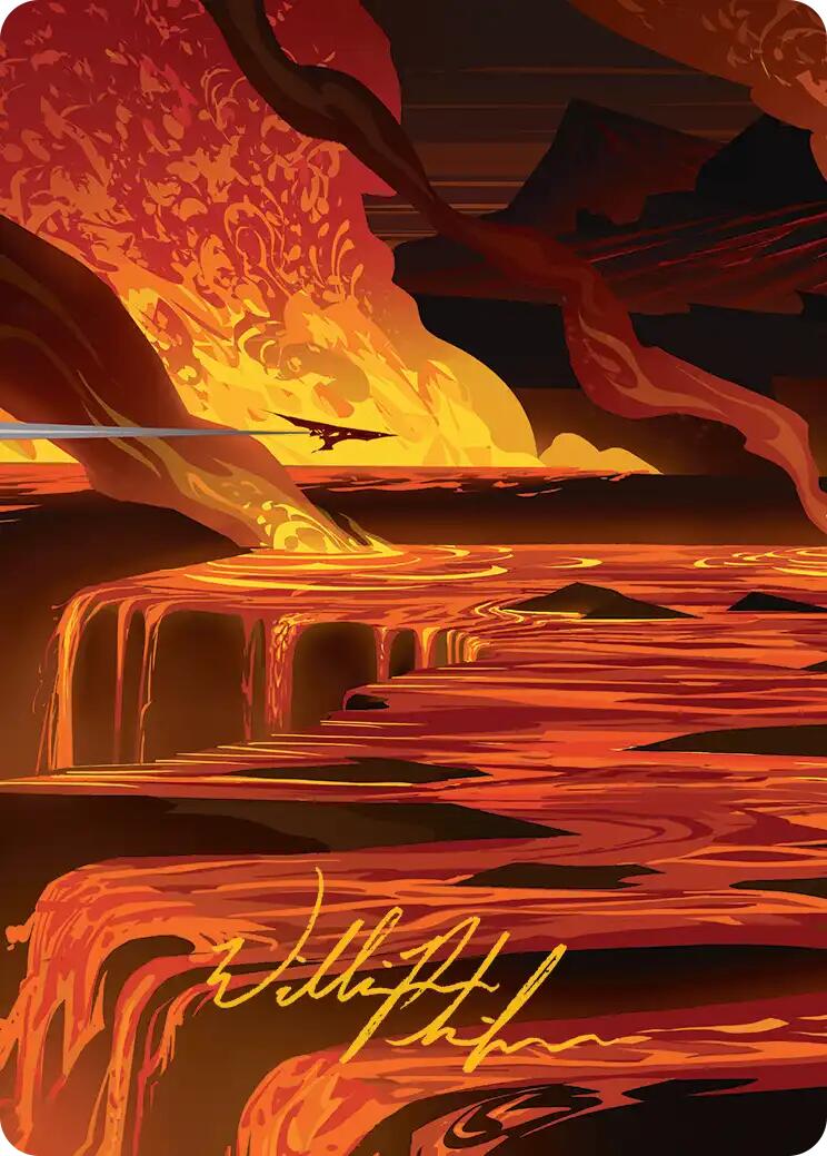 Blast Zone Art Card (Gold-Stamped Signature) [Edge of Eternities Art Series] | Tabernacle Games