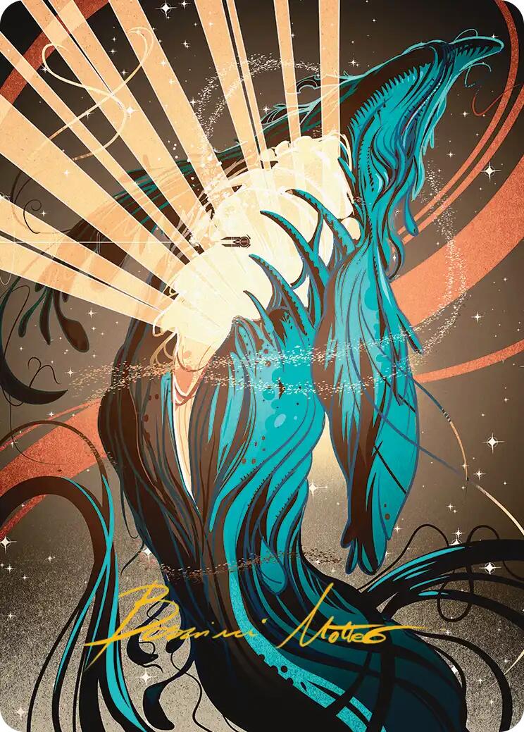 Swarmyard Art Card (Gold-Stamped Signature) [Edge of Eternities Art Series] | Tabernacle Games