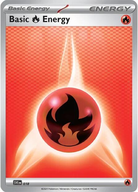 Basic Fire Energy (018) [Scarlet & Violet: Black Bolt] | Tabernacle Games