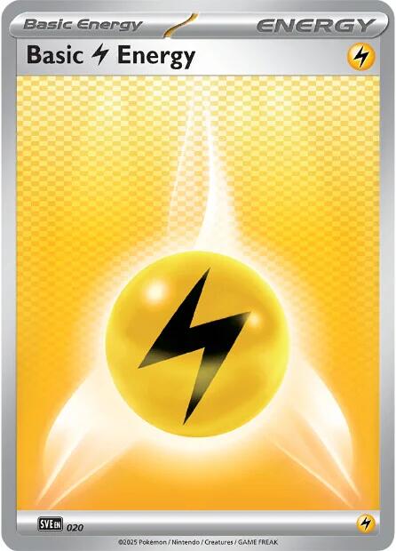 Basic Lightning Energy (020) [Scarlet & Violet: Black Bolt] | Tabernacle Games