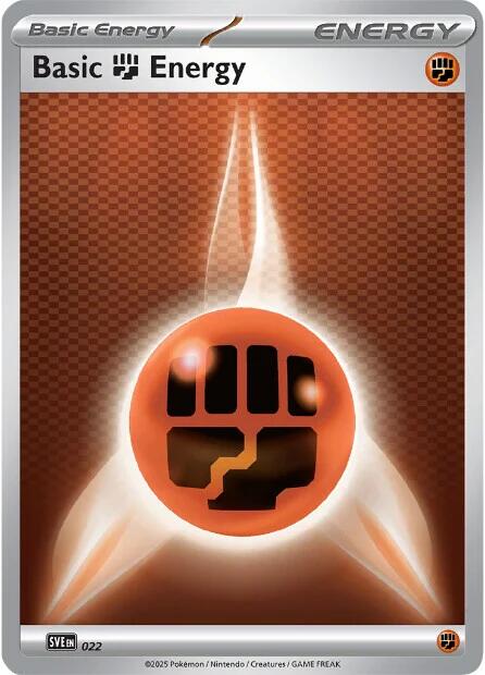 Basic Fighting Energy (022) [Scarlet & Violet: Black Bolt] | Tabernacle Games